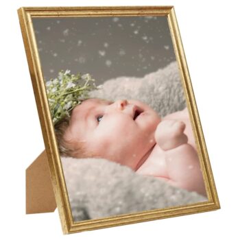 Okviri za fotografije 10 kom zlatni za zid/stol 13 x 18 cm MDF
