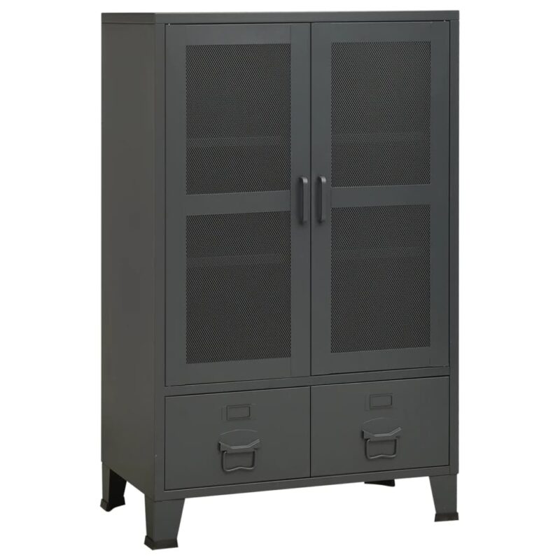 Industrijski ormarić za pohranu antracit 70x40x115 cm metalni