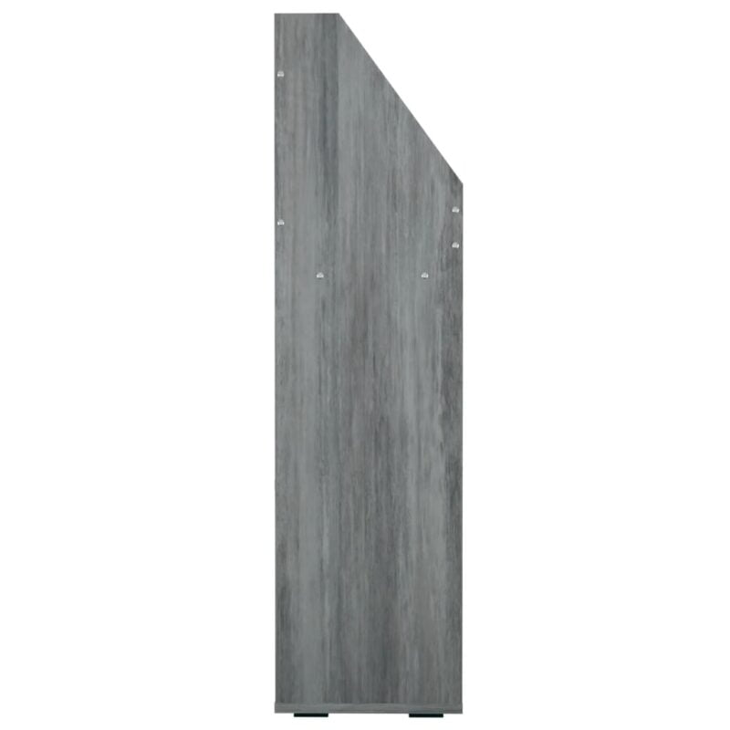 Stalak za dječje časopise boja betona 71x 30x114 cm od iverice - Slika 4