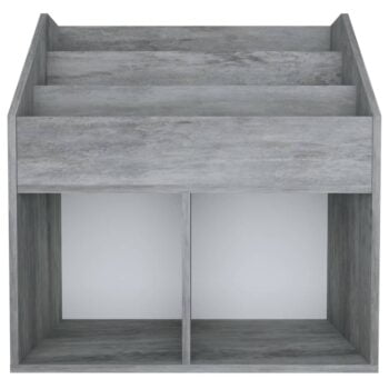 Stalak za dječje časopise boja betona 71x 30x78