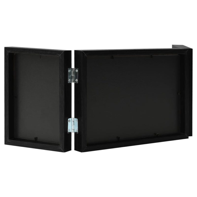 Trodijelni okvir za fotografije crni 22 x 15 cm + 2x (10x15 cm) - Slika 3