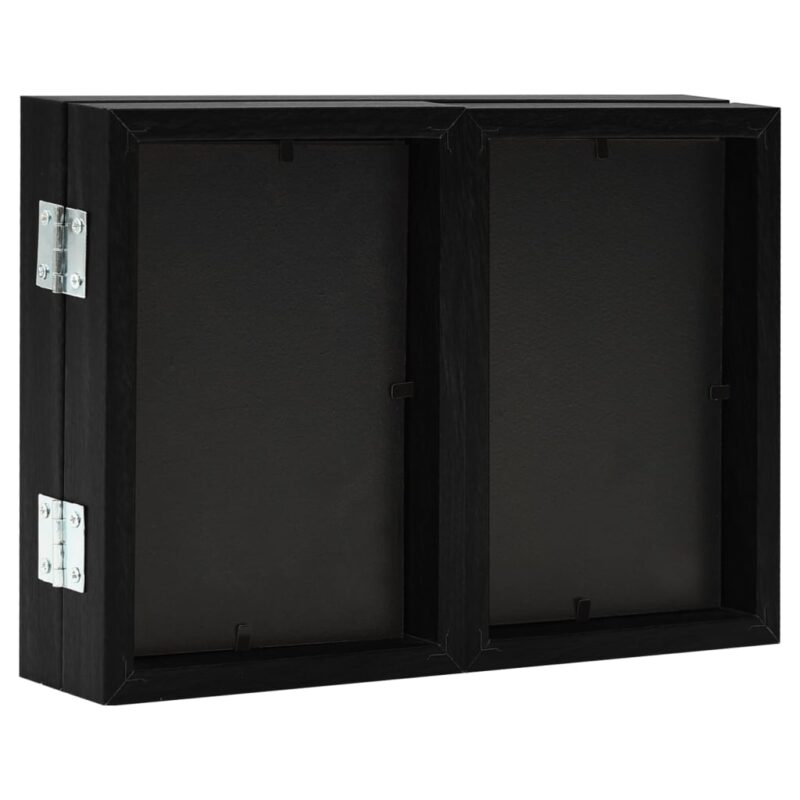 Trodijelni okvir za fotografije crni 22 x 15 cm + 2x (10x15 cm) - Slika 4