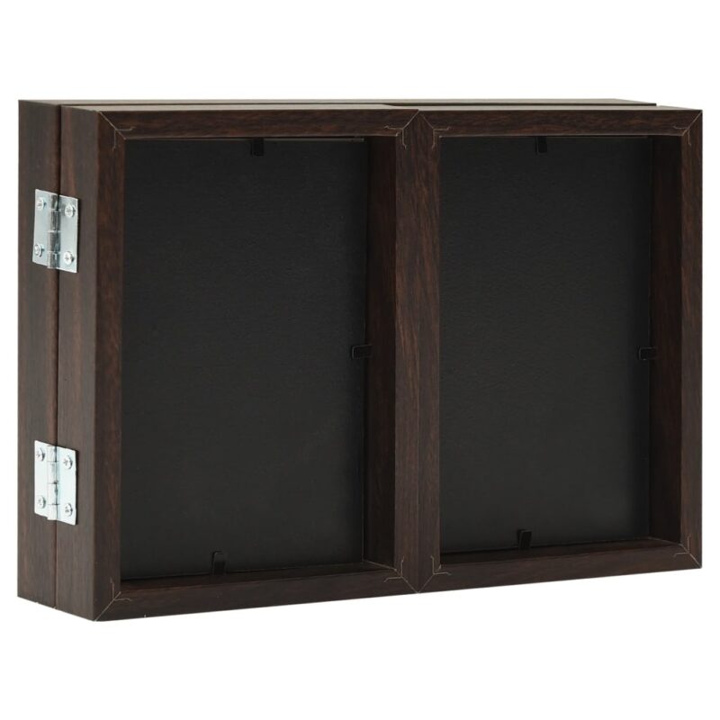 Trodijelni okvir za fotografije smeđi 28x18 cm + 2 x (13x18 cm) - Slika 4