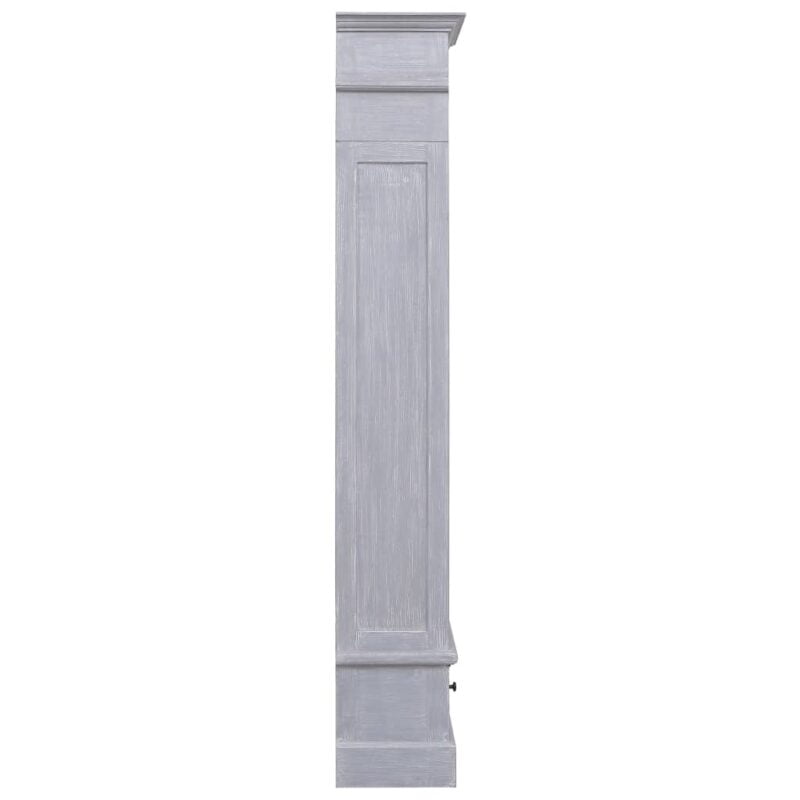 Visoka komoda 60 x 30 x 175 cm od masivnog drva mahagonija - Slika 4