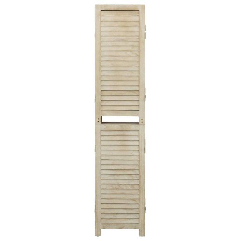 Sobna pregrada sa 6 panela 210 x 165 cm masivno drvo paulovnije - Slika 2