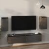Zidni ormarići 2 kom sivi 30 x 30 x 60 cm od masivne borovine