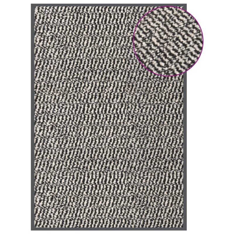 Čupavi otirač 60 x 90 cm svjetlosmeđi