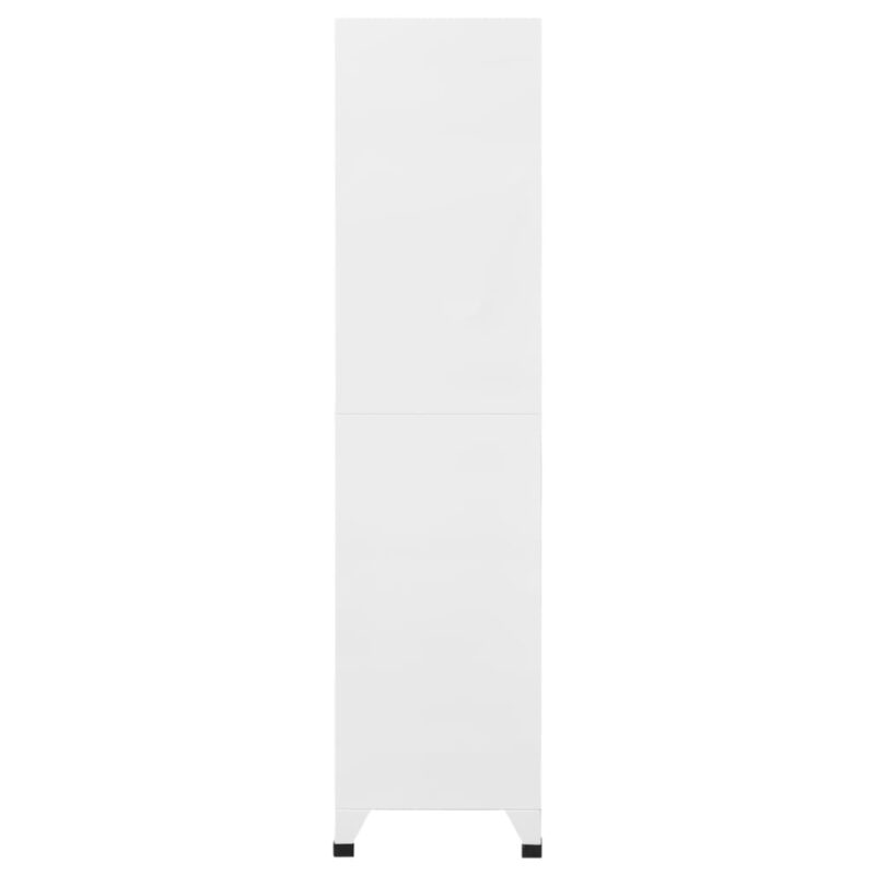 Ormarić s ključem svjetlosivi i tamnosivi 90x45x180 cm čelični - Slika 4