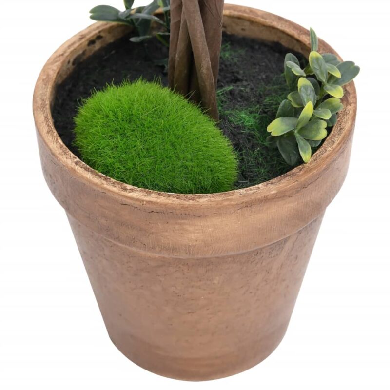 Umjetni šimširi s posudama 2 kom u obliku kugle zeleni 33 cm - Slika 4