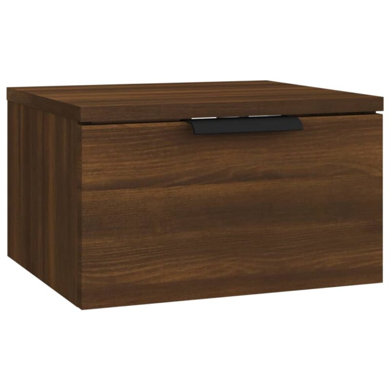 Zidni noćni ormarići 2 kom smeđeg hrasta 34 x 30 x 20 cm - Slika 3