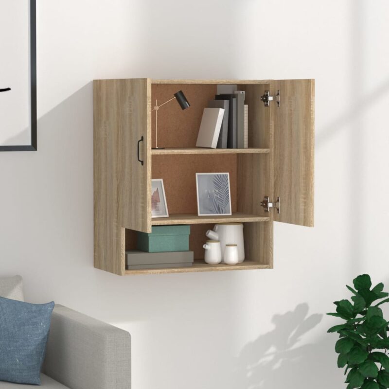 Zidni ormarić boja hrasta sonome 60x31x70 cm konstruirano drvo - Slika 3