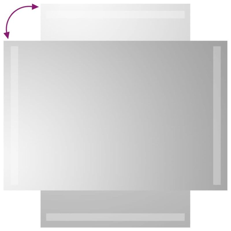 LED kupaonsko ogledalo 40x60 cm - Slika 4
