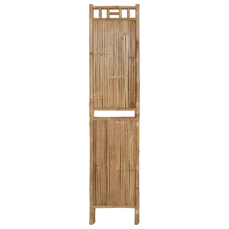 Sobna pregrada s 3 panela od bambusa 120 x 180 cm - Slika 4