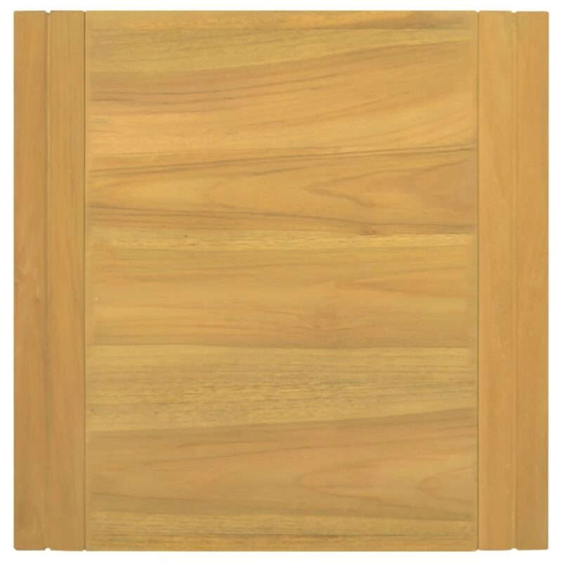 Zidni kupaonski ormarić 45 x 45 x 35 cm od masivne tikovine - Slika 4
