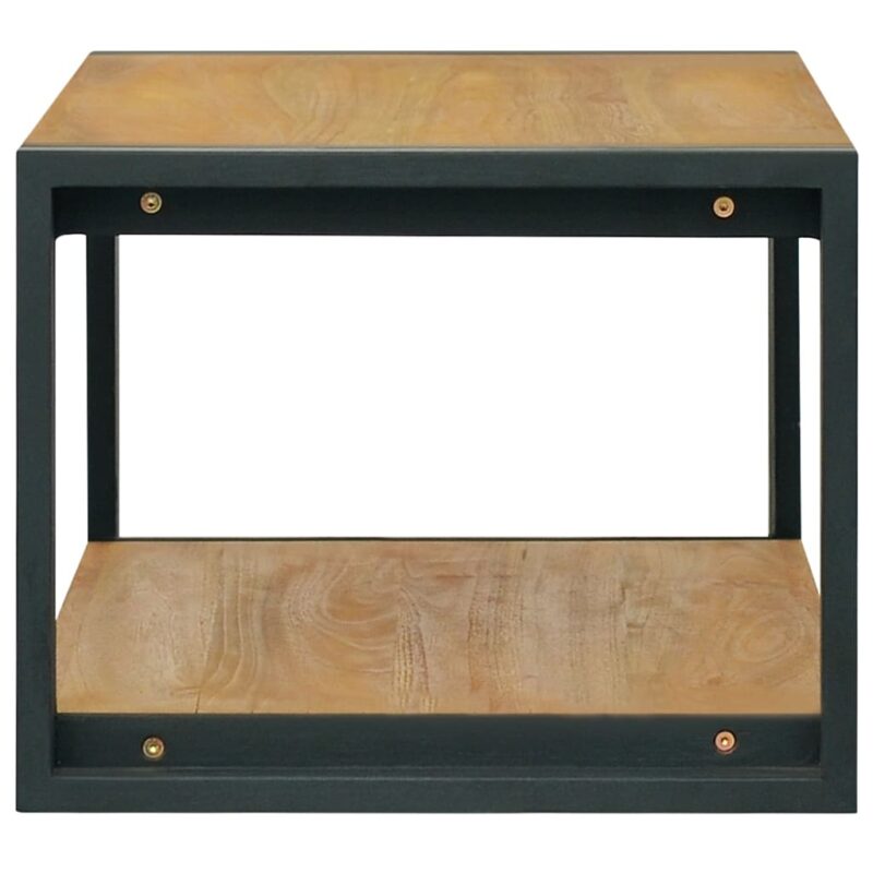 Zidni kupaonski ormarić 90x45x35 cm od masivne tikovine - Slika 3