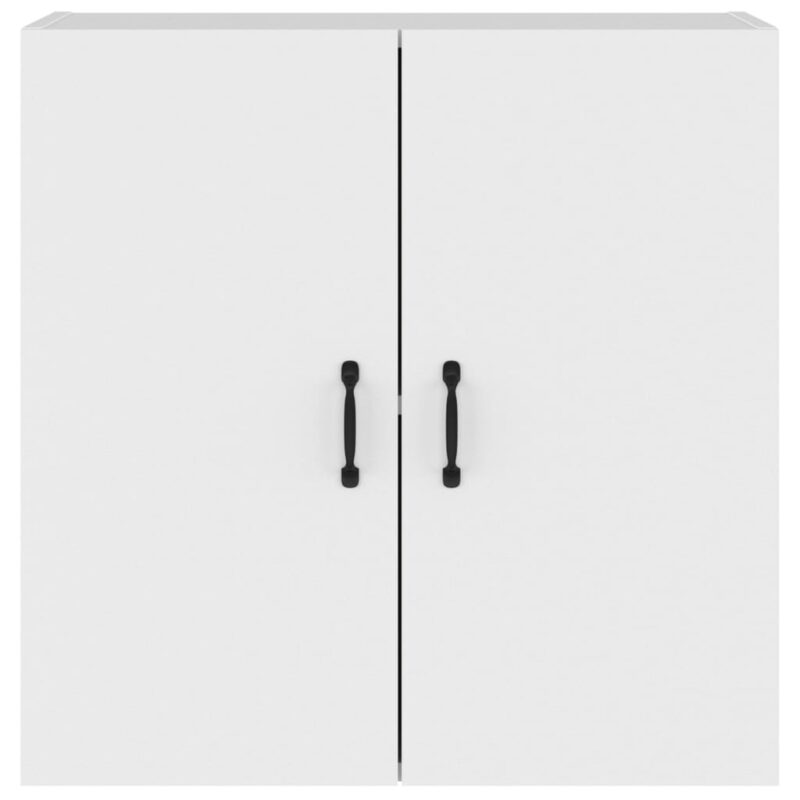 Zidni ormarić bijeli 60 x 31 x 60 cm od konstruiranog drva - Slika 3