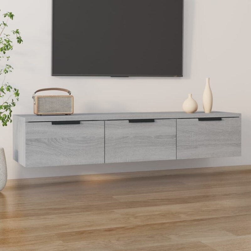 Zidni ormarić boja hrasta sonome 102x30x20 cm konstruirano drvo - Slika 3