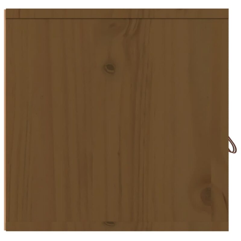 Zidni ormarić boja meda 80 x 30 x 30 cm od masivne borovine - Slika 4