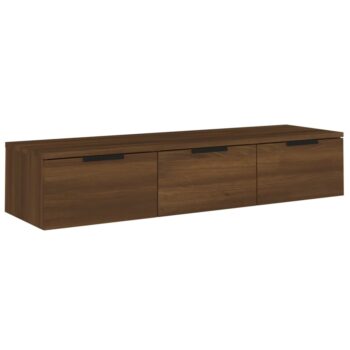 Zidni ormarić boja smeđeg hrasta 102x30x20 cm konstruirano drvo