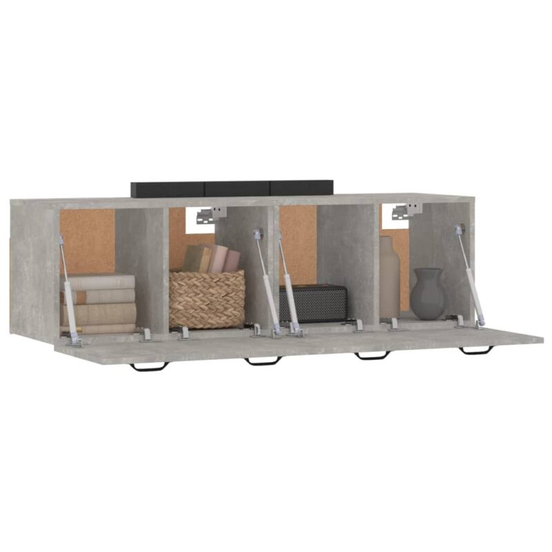 Zidni ormarići 2 kom boja betona 80x35x36