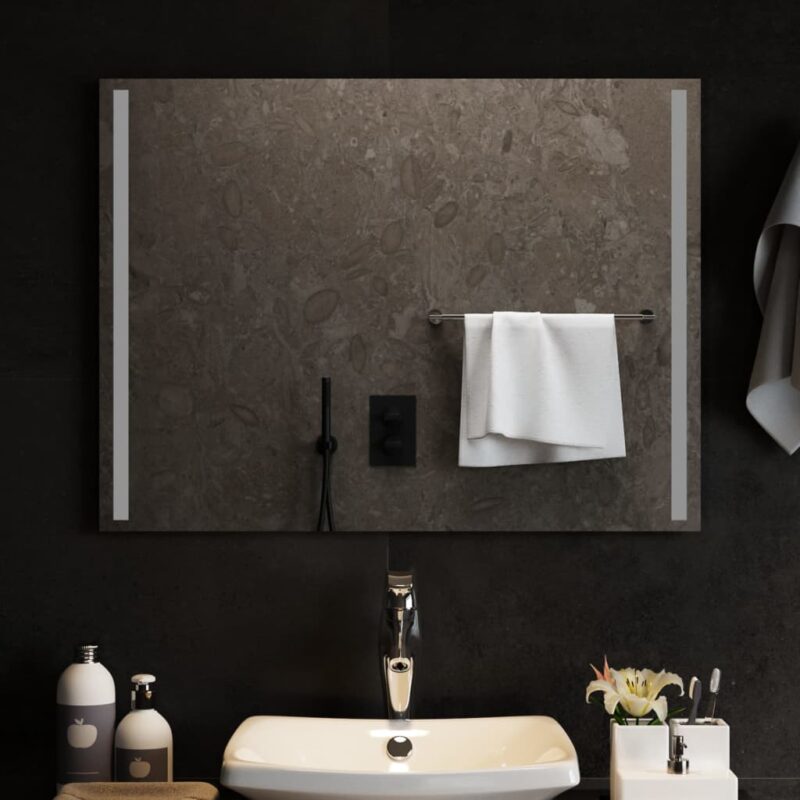 LED kupaonsko ogledalo 80x60 cm - Slika 3