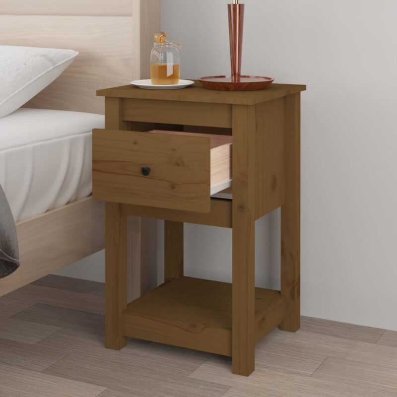 Noćni ormarići 2 kom boja meda 40x35x61