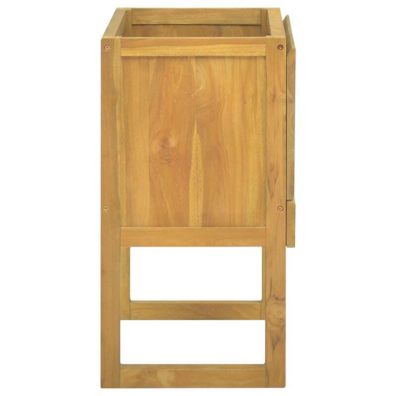 Kupaonski ormarić 60x45x75 cm od masivne tikovine - Slika 4