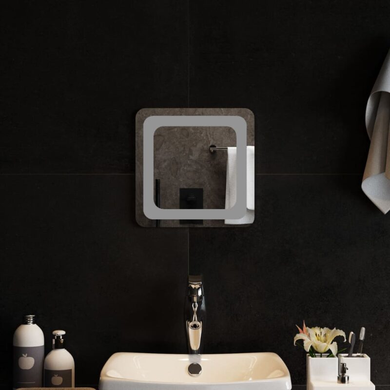 LED kupaonsko ogledalo 30x30 cm - Slika 3