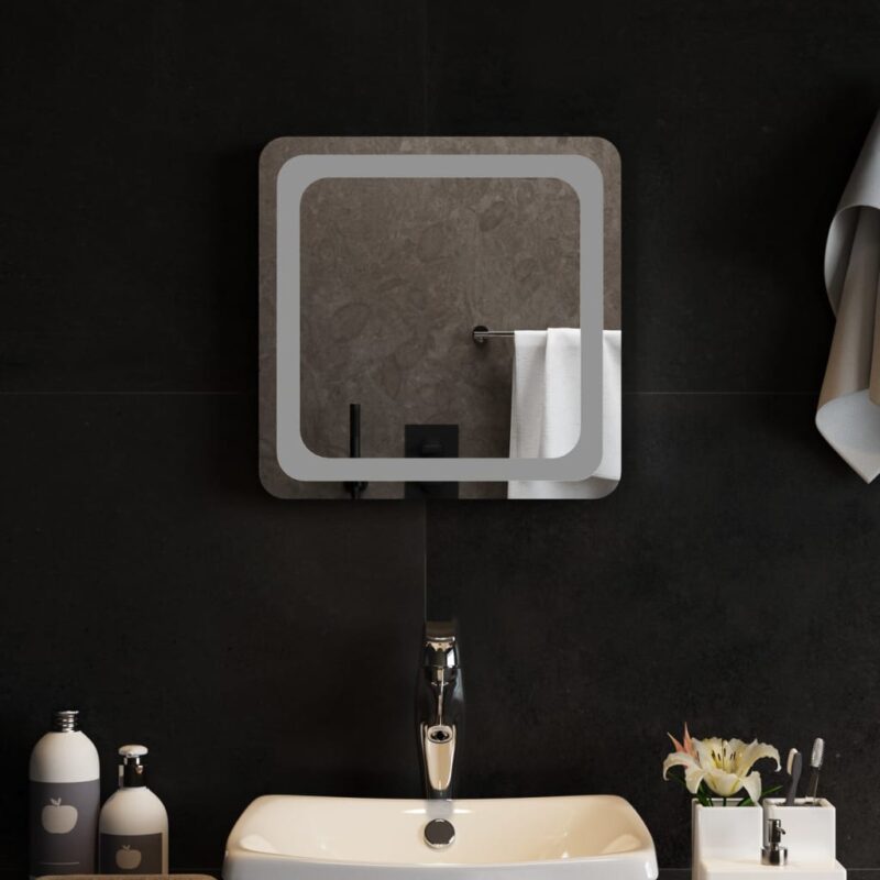 LED kupaonsko ogledalo 40x40 cm - Slika 3