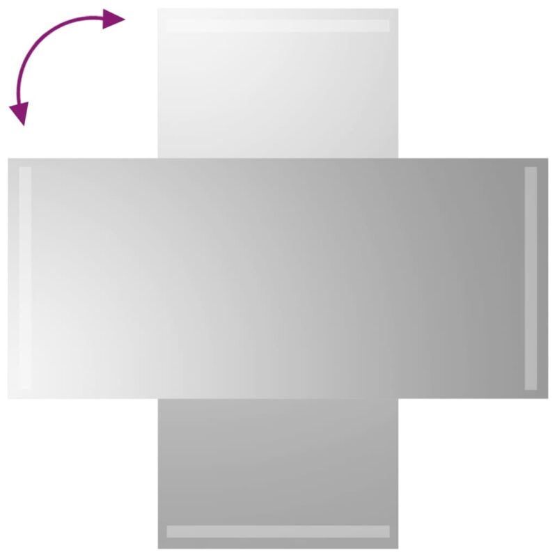 LED kupaonsko ogledalo 40x90 cm - Slika 4