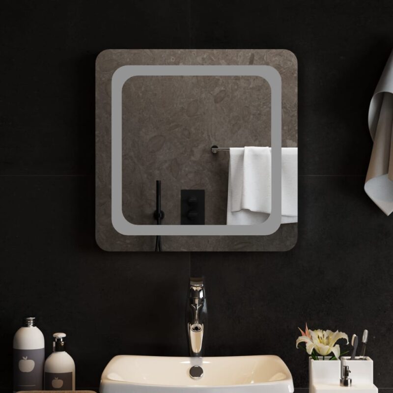 LED kupaonsko ogledalo 50x50 cm - Slika 3