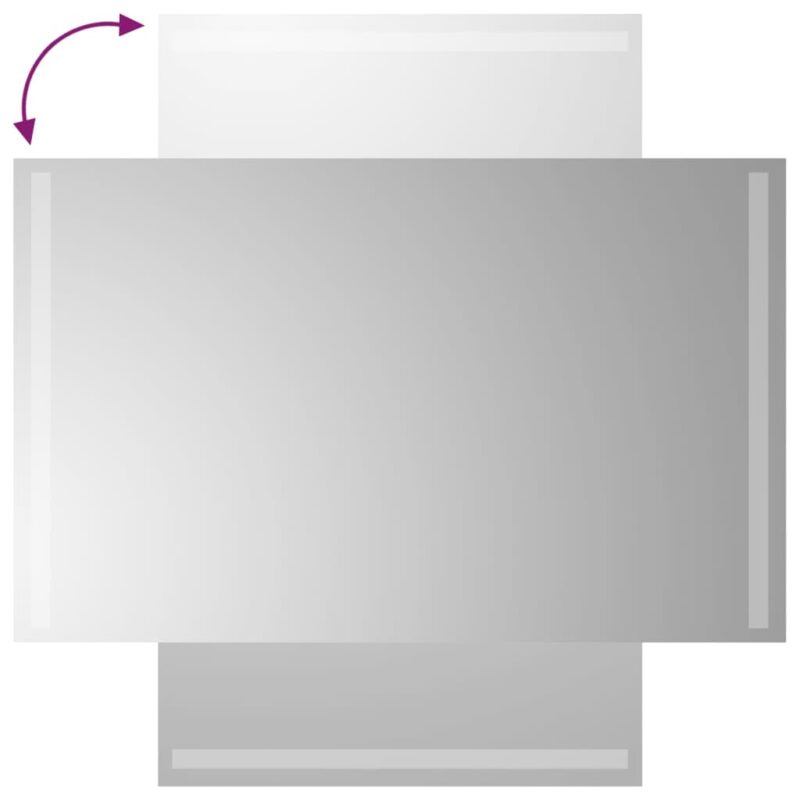 LED kupaonsko ogledalo 50x80 cm - Slika 4