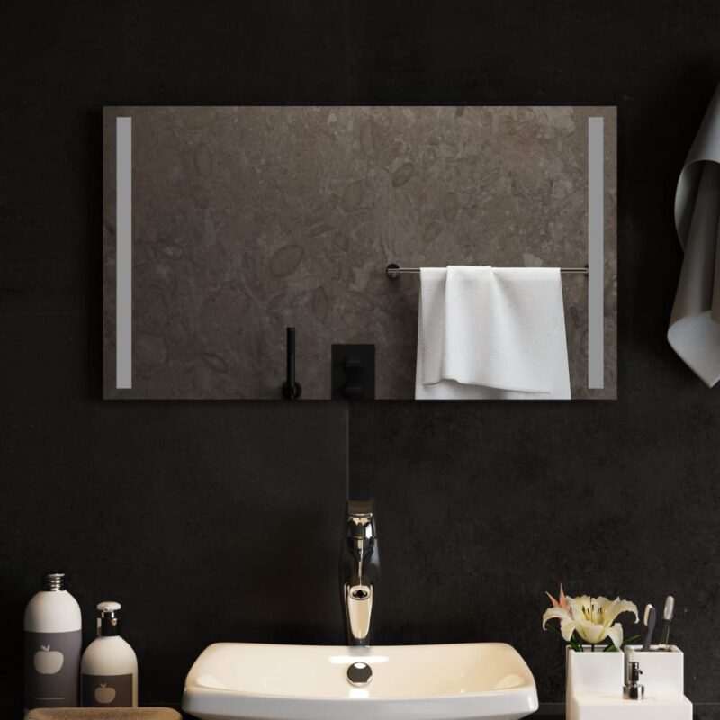 LED kupaonsko ogledalo 70x40 cm - Slika 3