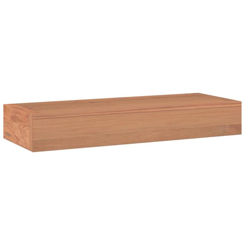 Zidne police 2 kom 40x15x6 cm od masivne tikovine - Slika 3