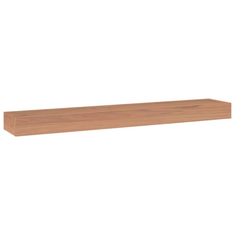 Zidne police 2 kom 90 x 15 x 6 cm od masivne tikovine - Slika 3