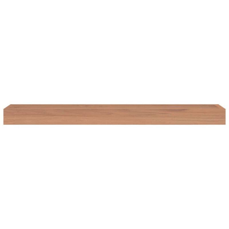 Zidne police 2 kom 90 x 15 x 6 cm od masivne tikovine - Slika 4