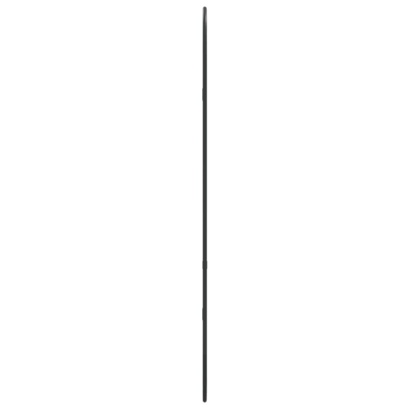 Zidno ogledalo crna 80x35 cm ovalno - Slika 4