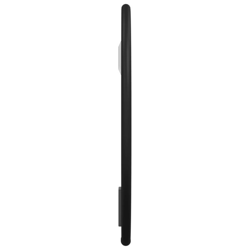 Zidno ogledalo crno Ø 20 cm okruglo - Slika 4