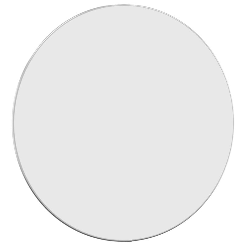 Zidno ogledalo srebrno Ø 60 cm okruglo - Slika 3