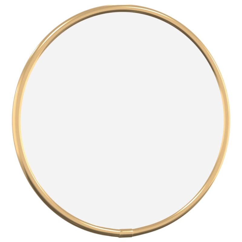 Zidno ogledalo zlatno Ø 20 cm okruglo - Slika 3