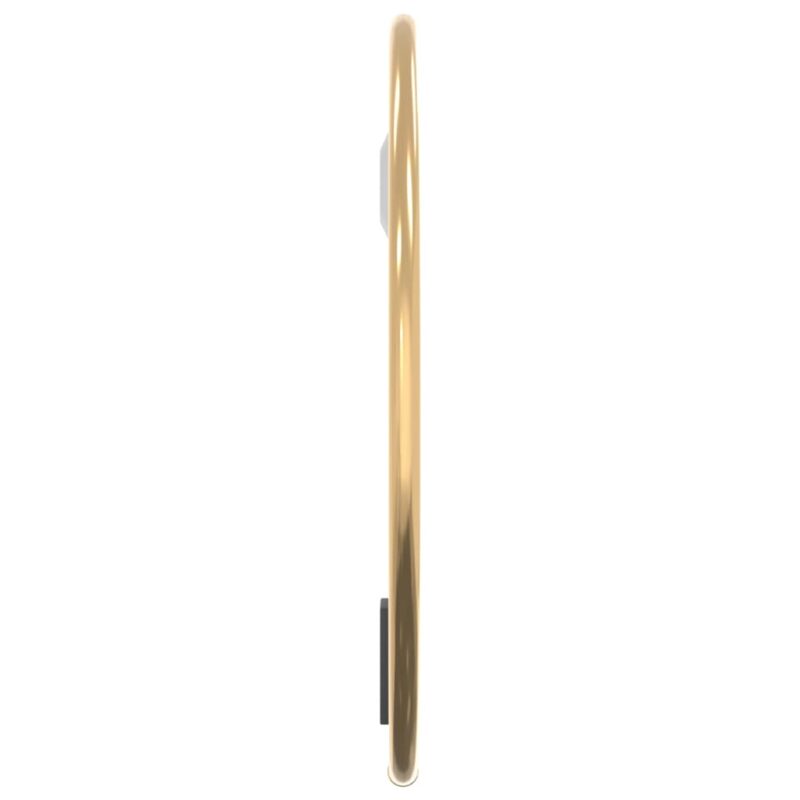 Zidno ogledalo zlatno Ø 20 cm okruglo - Slika 4