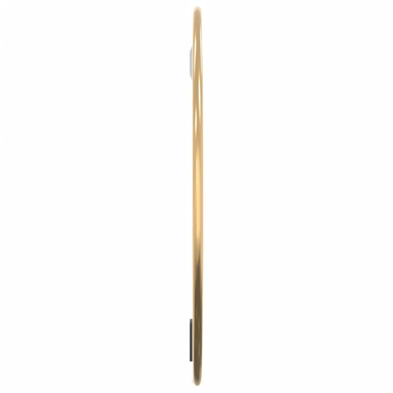 Zidno ogledalo zlatno Ø 30 cm okruglo - Slika 4