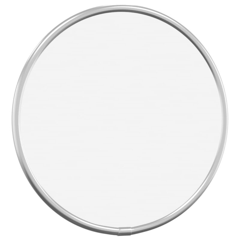 Zidno ogledalo srebrno Ø 20 cm okruglo - Slika 3