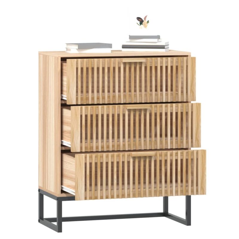 Komoda 60 x 30 x 75 cm od konstruiranog drva - Slika 3