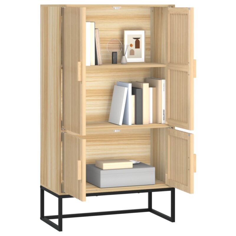 Visoka komoda 70 x 35 x 125 cm od konstruiranog drva - Slika 3
