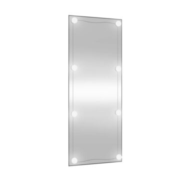 Zidno ogledalo s LED svjetlima 40 x 100 cm stakleno pravokutno