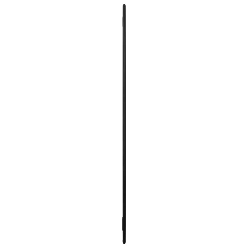 Zidno ogledalo crno Ø 60 cm okruglo - Slika 4