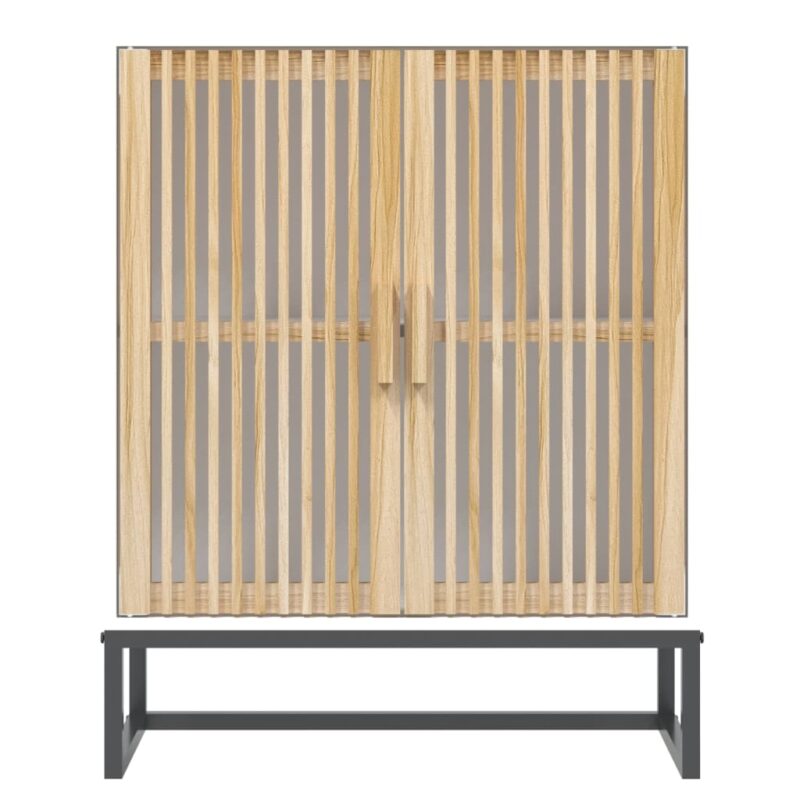 Komoda bijela 60 x 30 x 75 cm od konstruiranog drva - Slika 4