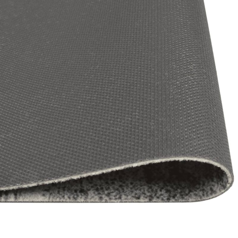 Kuhinjski tepih perivi s uzorkom betona 45 x 150 cm baršunasti - Slika 3