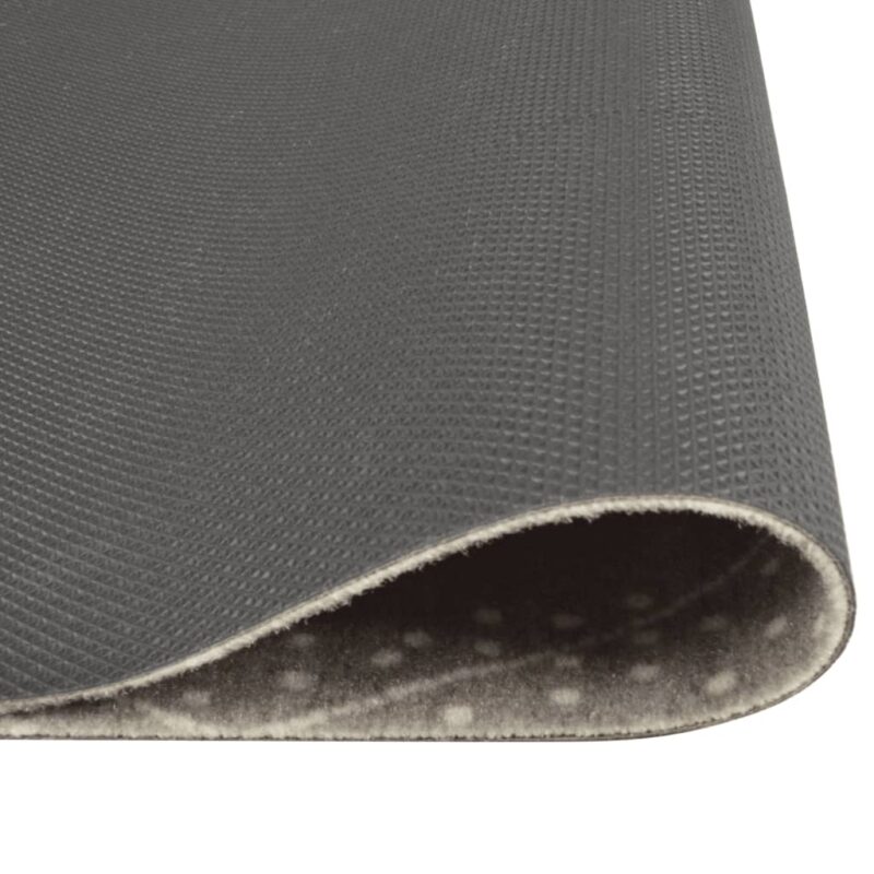 Kuhinjski tepih perivi s uzorkom rombova 45 x 150 cm baršunasti - Slika 3